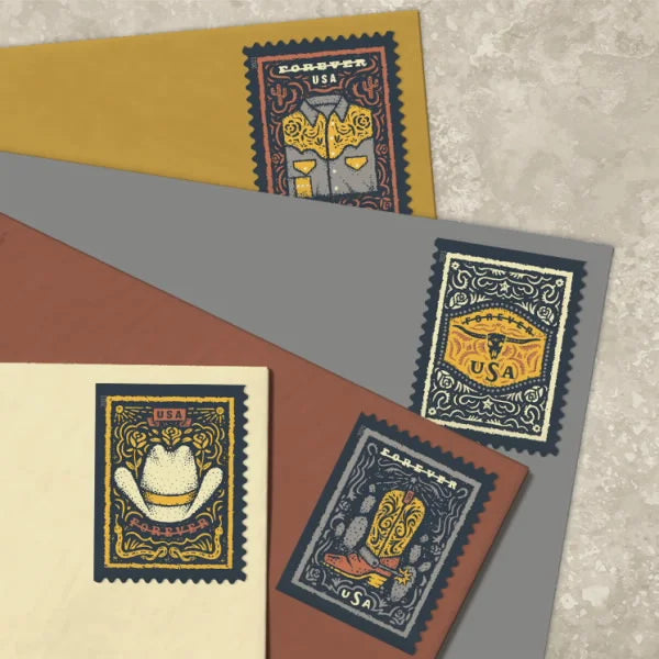 Western Wear Forever Stamps image 2