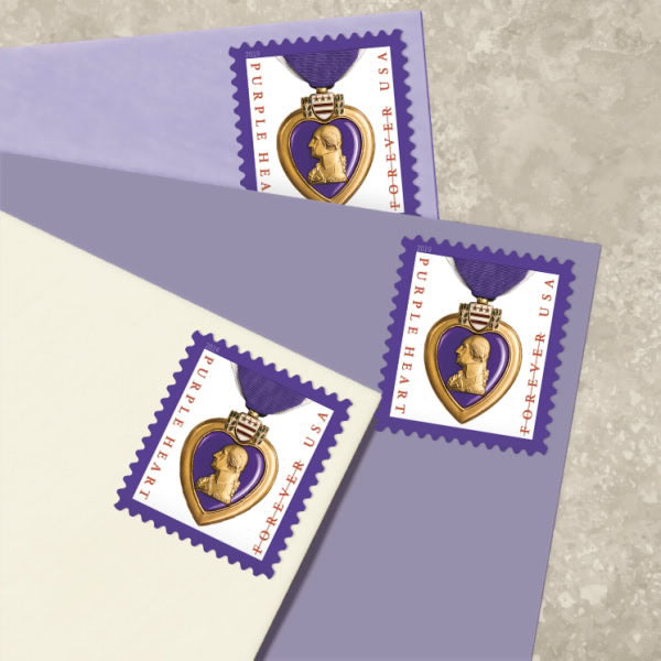 Purple Heart Medal 2019 Forever Stamps image 3