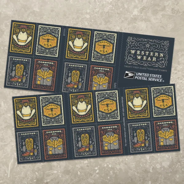 Western Wear Forever Stamps image 3