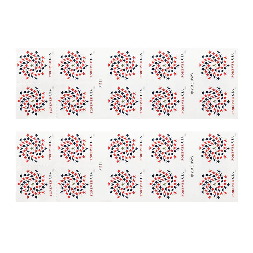 2016 Patriotic Spiral Forever First Class Forever Stamps image 2