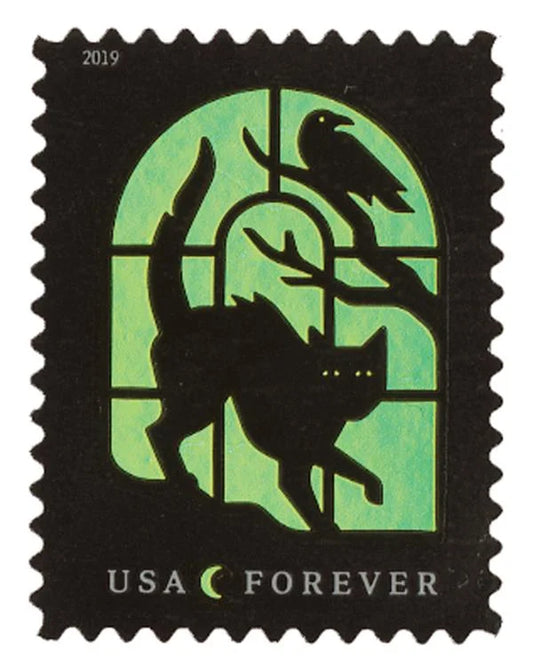 Spooky Silhouettes Forever Stamps image 0