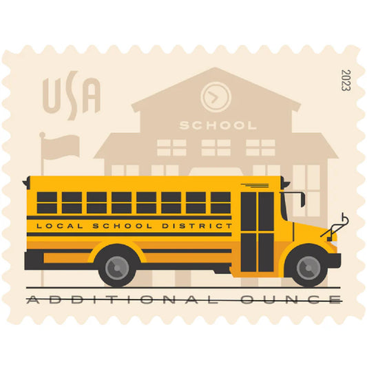 2023 School Bus forever stamps image 0