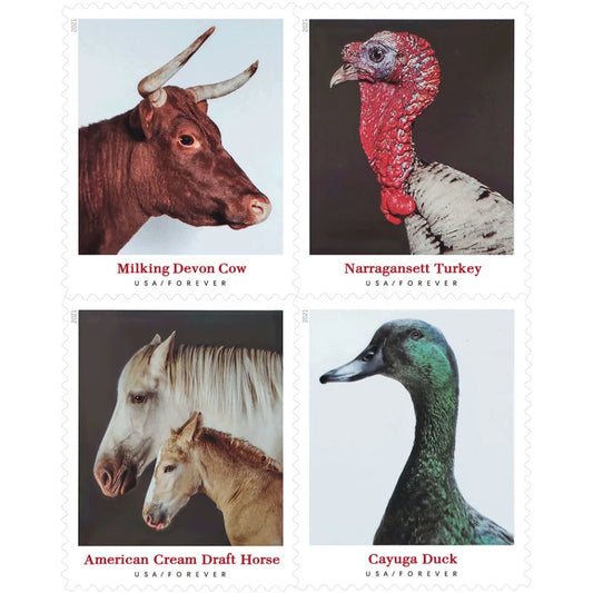 2021 Heritage Breeds Forever Stamps image 0