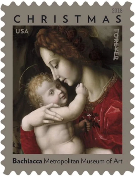 2018 Madonna and Child Forever Stamps image 0
