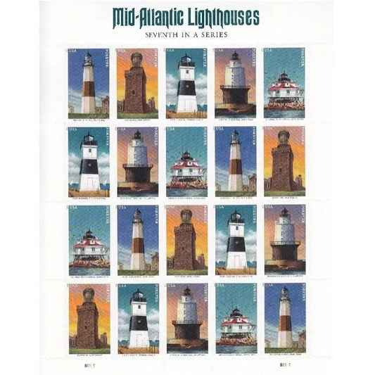 2021 Mid Atlantic Lighthouses Forever First Class Postage Stamps image 0