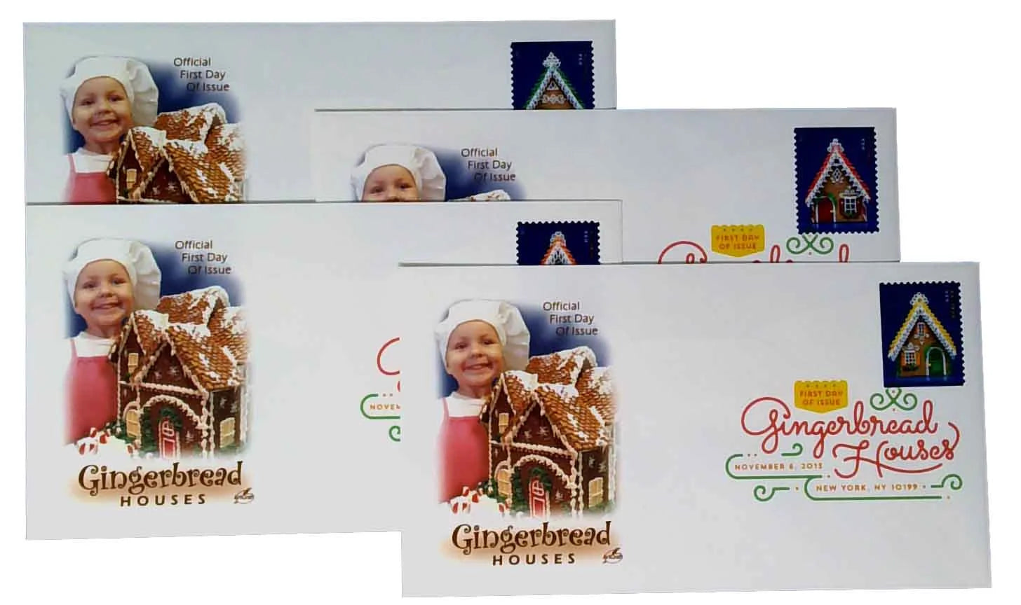 Contemporary Christmas: Gingerbread Houses Forever Stamps image 3