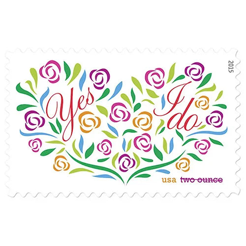 Yes, I Do Stamps 2015 Two-Ounce Forever Stamps 100pcs image 0