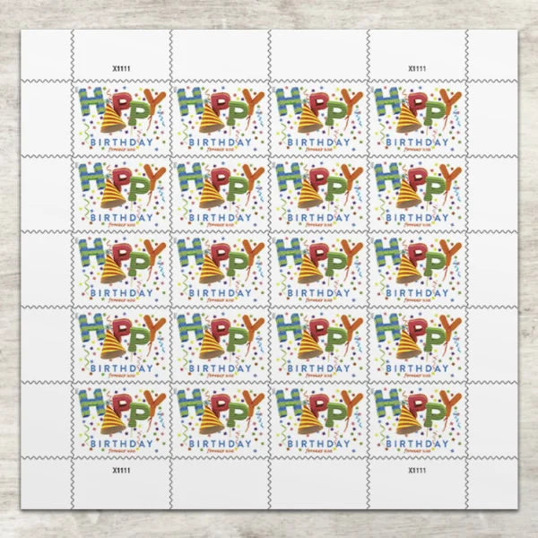 Happy Birthday Forever Stamps image 3