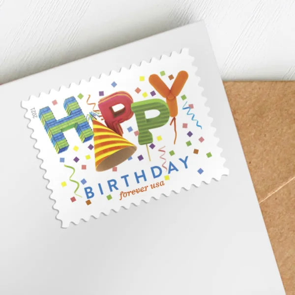 Happy Birthday Forever Stamps image 1