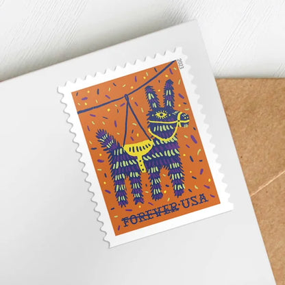 Pi?atas! Forever Stamps image 2