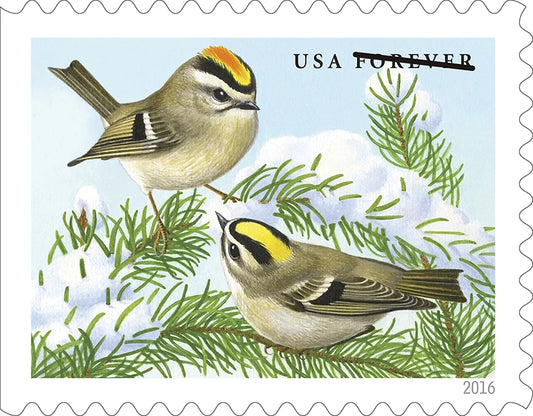 Songbirds in Snow Forever Stamps image 0