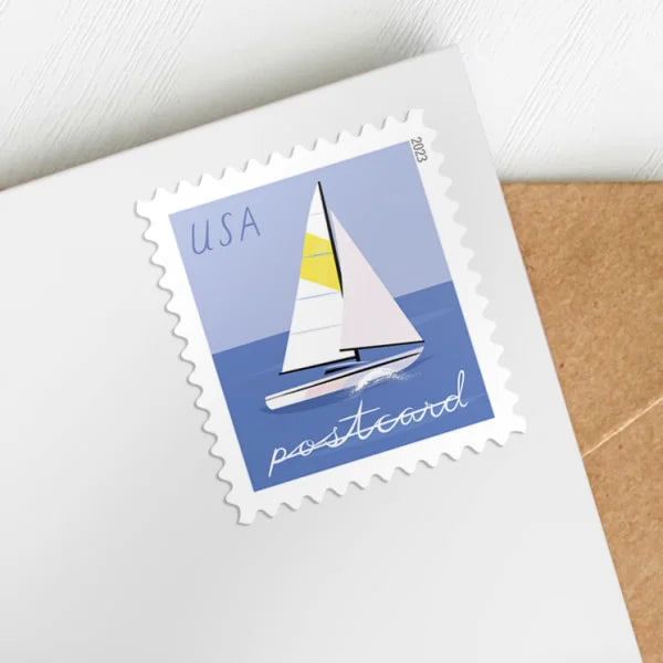 Sailboats Postcard Forever Stamps image 3