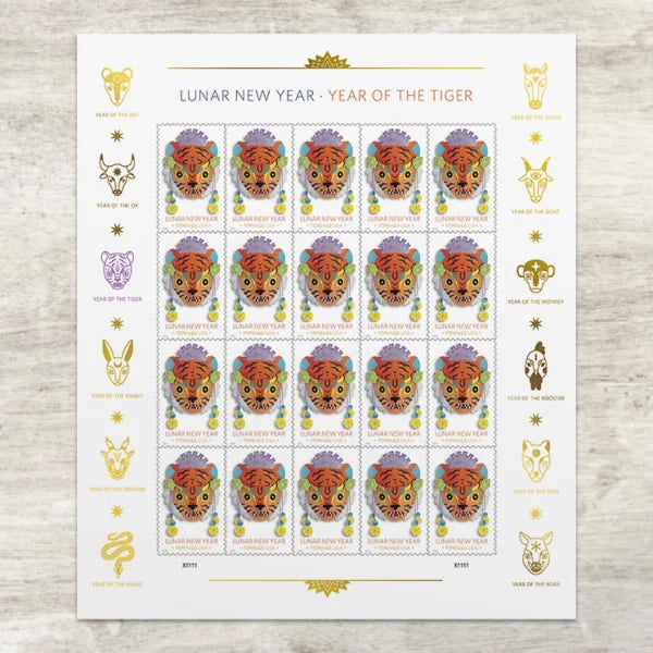 Lunar New Year: Year of the Tiger Forever Stamps image 1