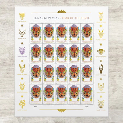 Lunar New Year: Year of the Tiger Forever Stamps image 1