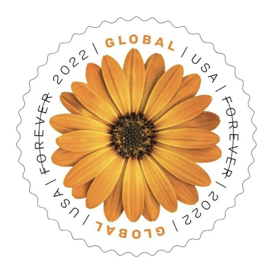 Global: African Daisy Forever Stamps image 0