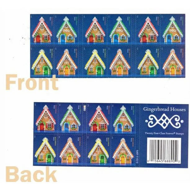 Contemporary Christmas: Gingerbread Houses Forever Stamps image 1