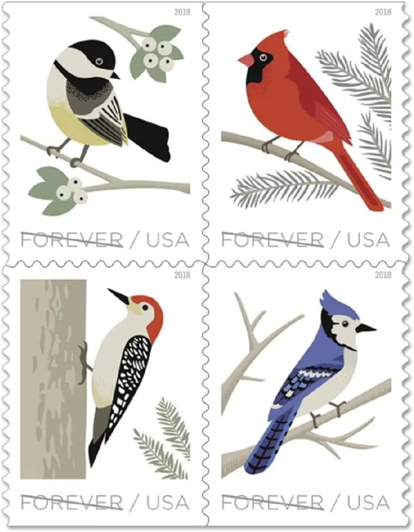 Birds in Winter Forever Stamps image 1