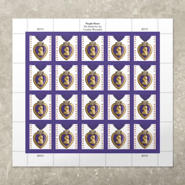 Purple Heart Medal 2019 Forever Stamps image 1