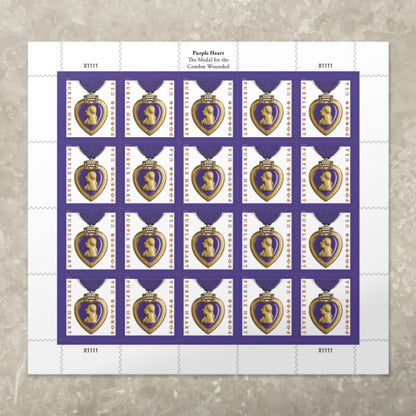 Purple Heart Medal 2019 Forever Stamps image 1
