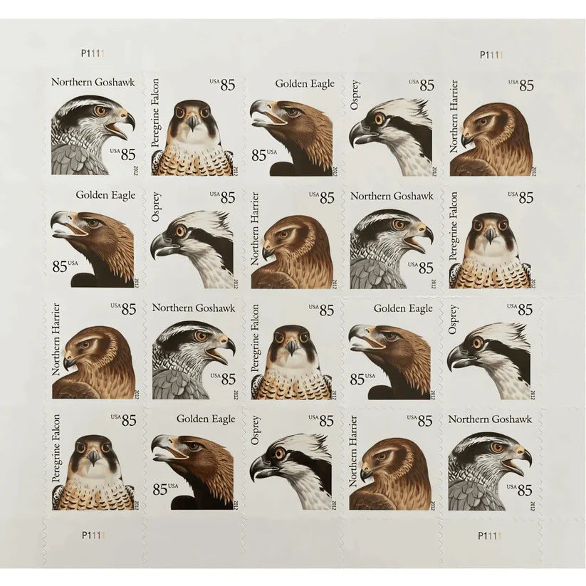 BIRDS OF PREY 2012  Postage Stamps image 1