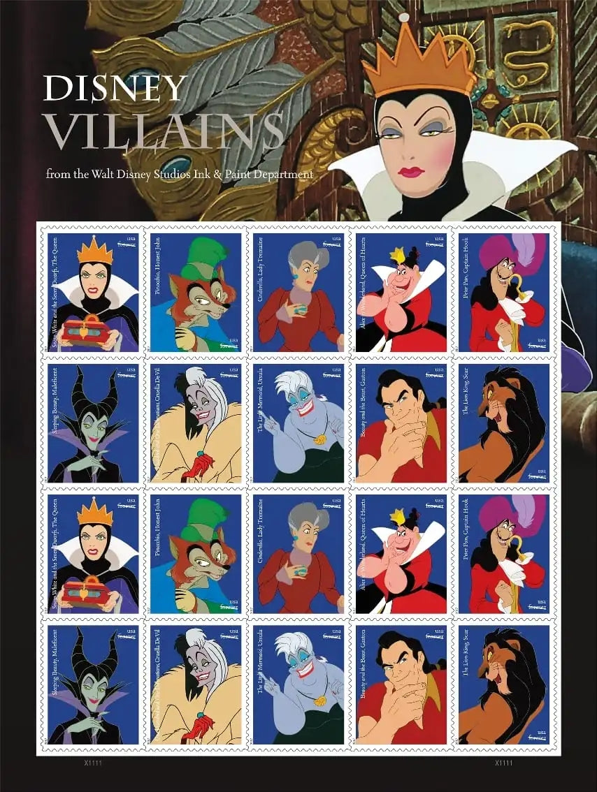 Disney Villains Forever Stamps image 1