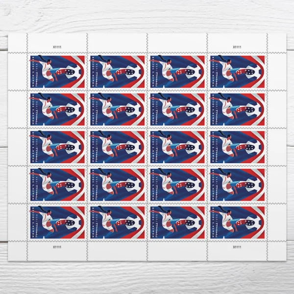 Women's Soccer Forever Stamps image 3