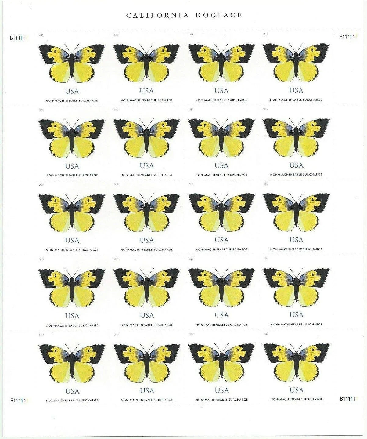 $1.12 California Dogface Butterfly image 1