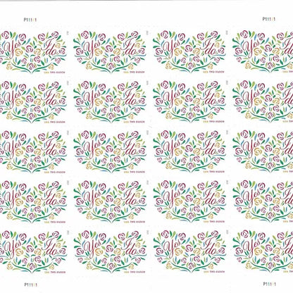 Yes, I Do Stamps 2015 Two-Ounce Forever Stamps 100pcs image 1