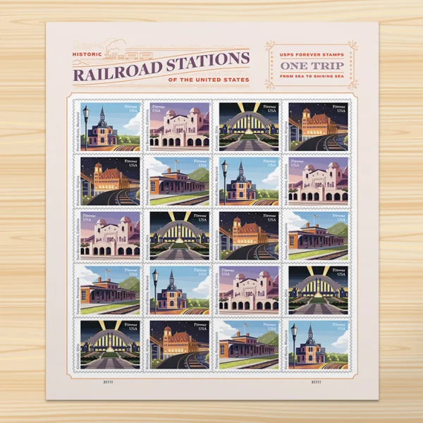 Railroad Stations Forever Stamps image 1