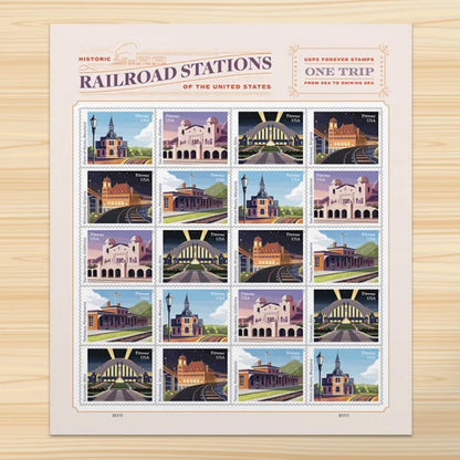 Railroad Stations Forever Stamps image 1