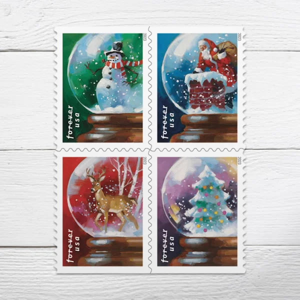 Snow Globes Forever Stamps image 1