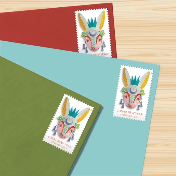 Lunar New Year: Year of the Rabbit Forever Stamps image 3
