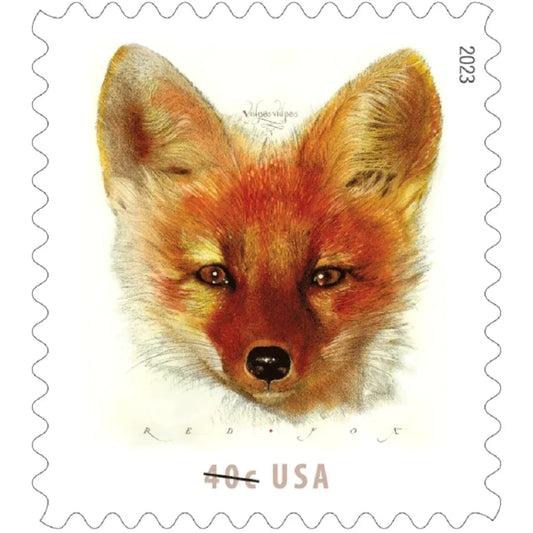 Red Fox Forever Stamps image 0