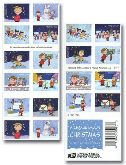 A Charlie Brown Christmas Forever Stamps image 2