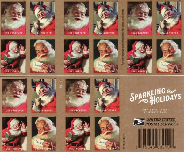 Sparkling Holidays Souvenir Forever Stamps image 1