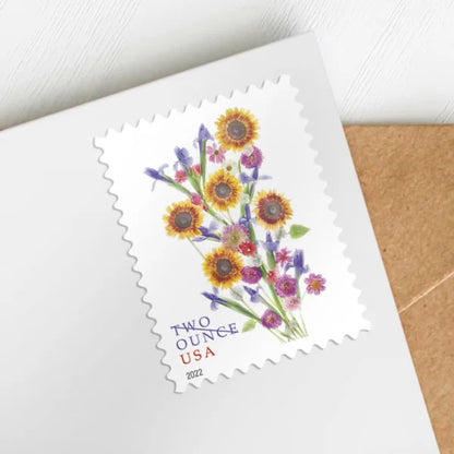 Sunflower Bouquet Forever Stamps Two Ounce image 3