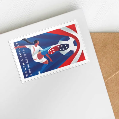 Women's Soccer Forever Stamps image 1