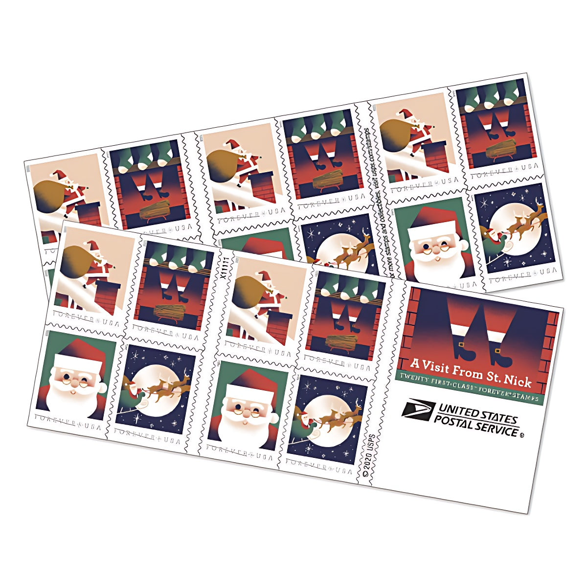 A Visit From St.Nick Forever Stamps image 2